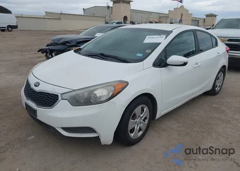 2016 Kia Forte Lx из США, поврежденный, VIN KNAFK4A63G5484190